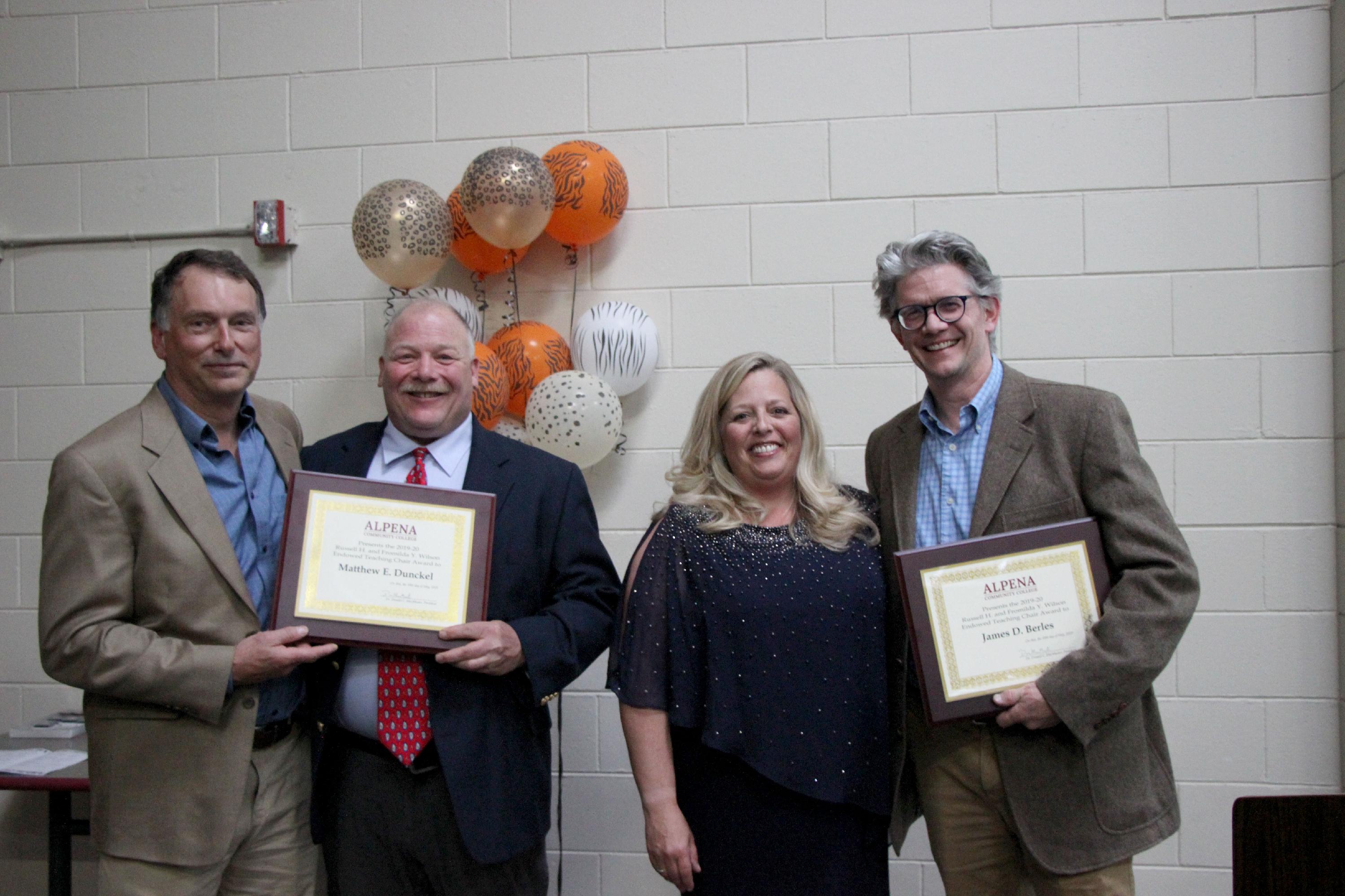 2019 Endowed Teaching Chair Recipients