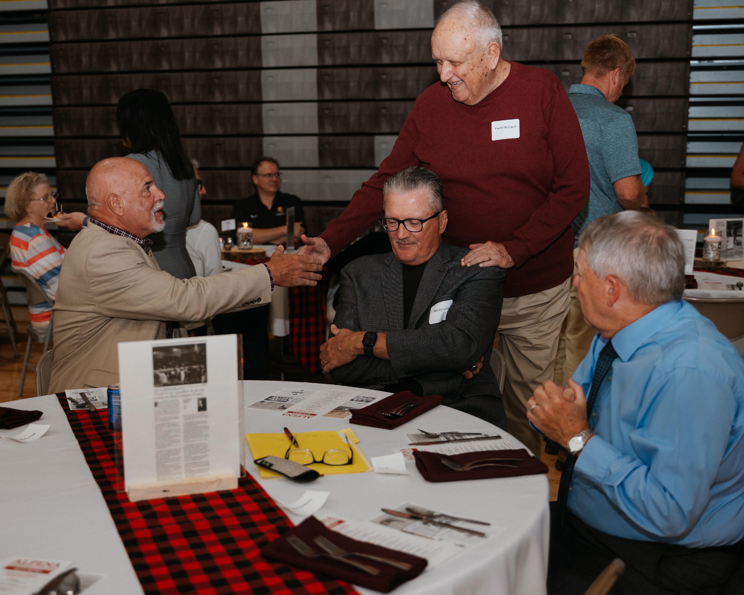 Lumberjack Legends dinner Fall 2025 featuring Frank McCourt
