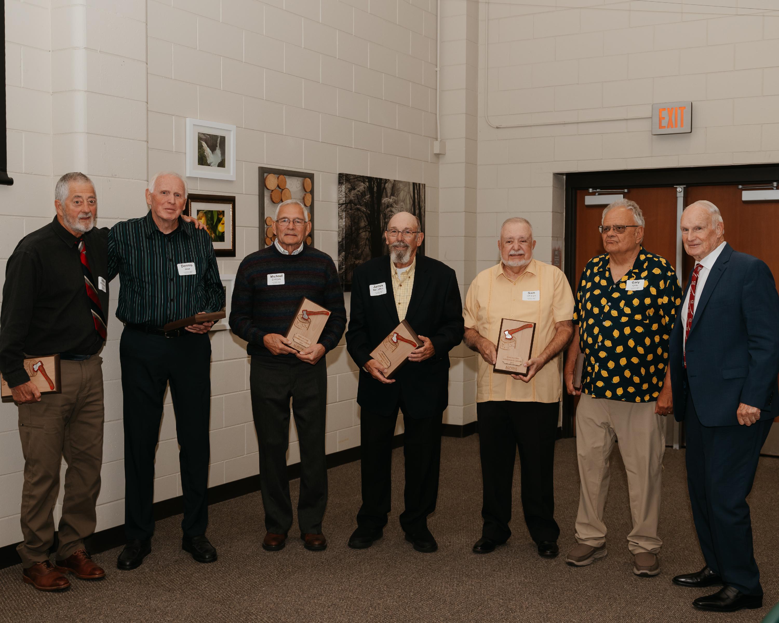Lumberjack Legends 2024 Men's basketball team 