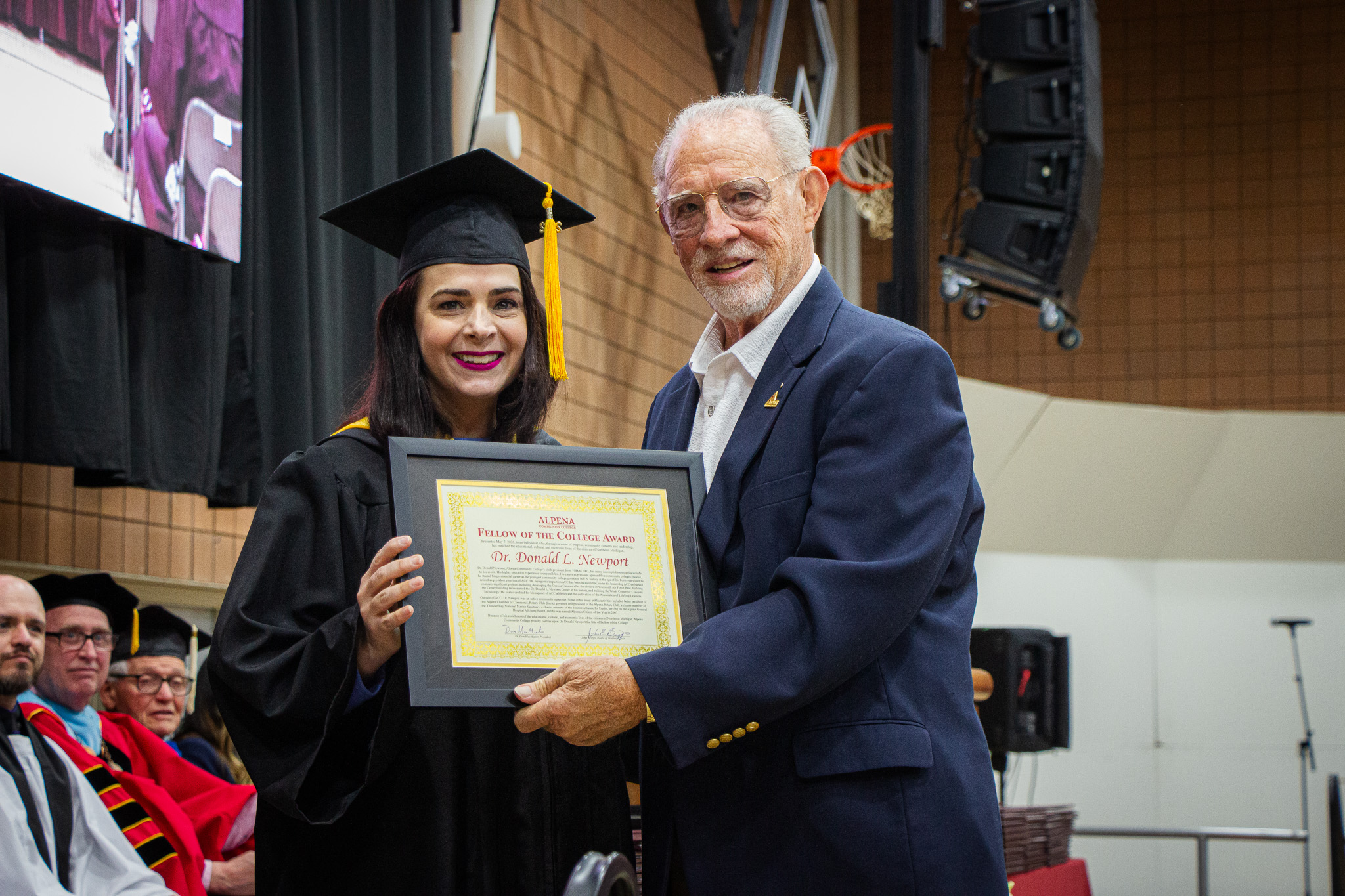 ACC Foundation Executive Director Mary Eagan with Fellow of the College Dr. Donald Newport